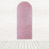 Rose Gold Glitter Effect Luxury Chic Party Decor Arch Backdrop