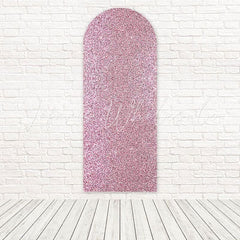 Rose Gold Glitter Effect Luxury Chic Party Decor Arch Backdrop