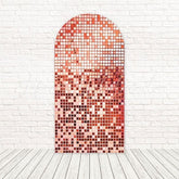 Rose Gold Sequin Luxury Arch Backdrop For Stylish Party Decor