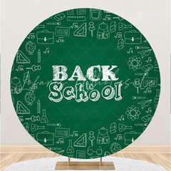 Lofaris Round Blackboard Stationery Back To School Backdrop
