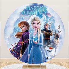 Lofaris Round Iceberg Animation Birthday Backdrop For Party