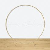 Lofaris Round Metal Sturdy Backdrop Stand for Decoration