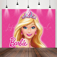 Lofaris Ruby Blonde Princess Pink Party Backdrop For Girls