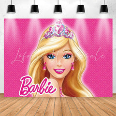 Lofaris Ruby Blonde Princess Pink Party Backdrop For Girls