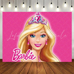 Lofaris Ruby Blonde Princess Pink Party Backdrop For Girls
