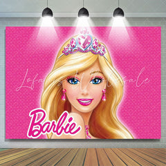 Lofaris Ruby Blonde Princess Pink Party Backdrop For Girls