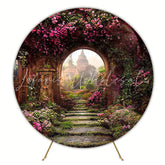 Ruins Forest Magical Round Backdrop for Adventure Party