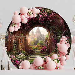 Ruins Forest Magical Round Backdrop for Adventure Party