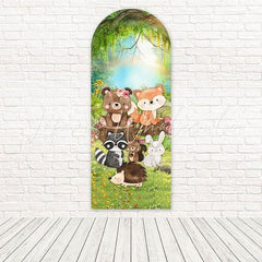 Safari Forest Animals Arch Backdrop For Jungle-Themed Events