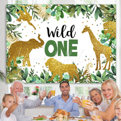 Lofaris Safari Forest Boho Happy 1St Birthday Backdrop