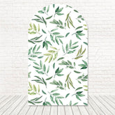 Safari Leaves Tropical Mood Arch Backdrop For Outdoor Party Set