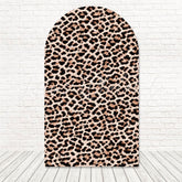 Safari Leopard Print Chic Arch Backdrop For Jungle Baby Event