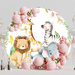 Safari Model 3 Wild Round Backdrop for Exotic Event