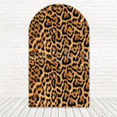 Safari Tiger Print Bold Arch Backdrop For Wild Celebration Fun