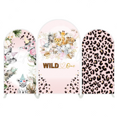 Safari wild arch Birthday Party Arch Backdrop Wall Cloth Cover