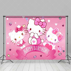Sanrio Hello Kitty Birthday Decorations Backdrop For Kids Girls