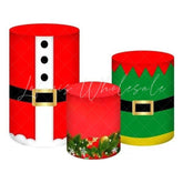 Santa Claus Christmas Joyful Fun Themed Cover Cylinders Kit