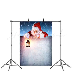 Lofaris Santa Claus Christmas Snowflake Photoshoot Backdrop Decoration