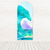 Sea Wave Blue Theme Tranquil Ocean Party Decoration Arch Backdrop