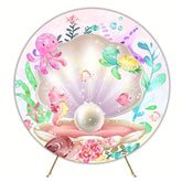 Seabed Ocean World Round Backdrop For Underwater Party Theme