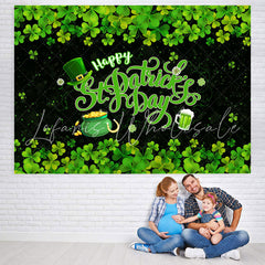 Lofaris Shamrock Happy St.Patrick’s Day Baby Shower Backdrop