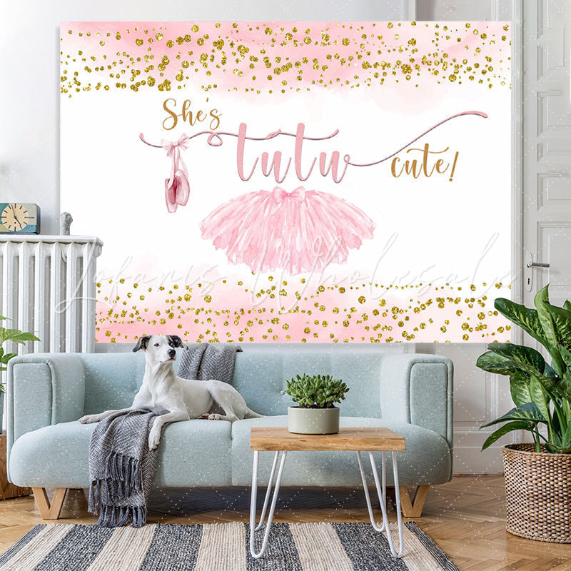 Lofaris Shes twtw cute happy second birthday backdrop for girl