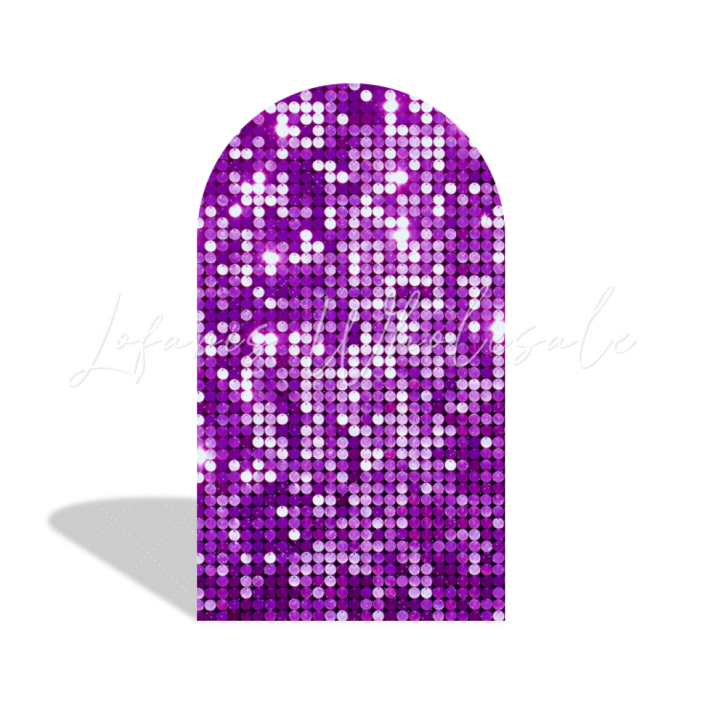 Shimmer Sequin Birthday Baby Shower Party Arch Backdrop Wall Cloth Cover