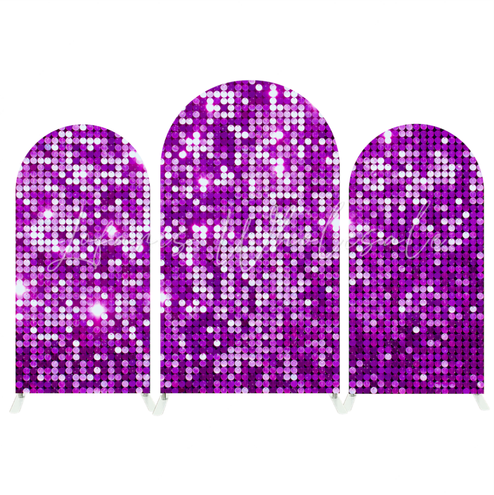 Shimmer Sequin Birthday Baby Shower Party Arch Backdrop Wall Cloth Cover