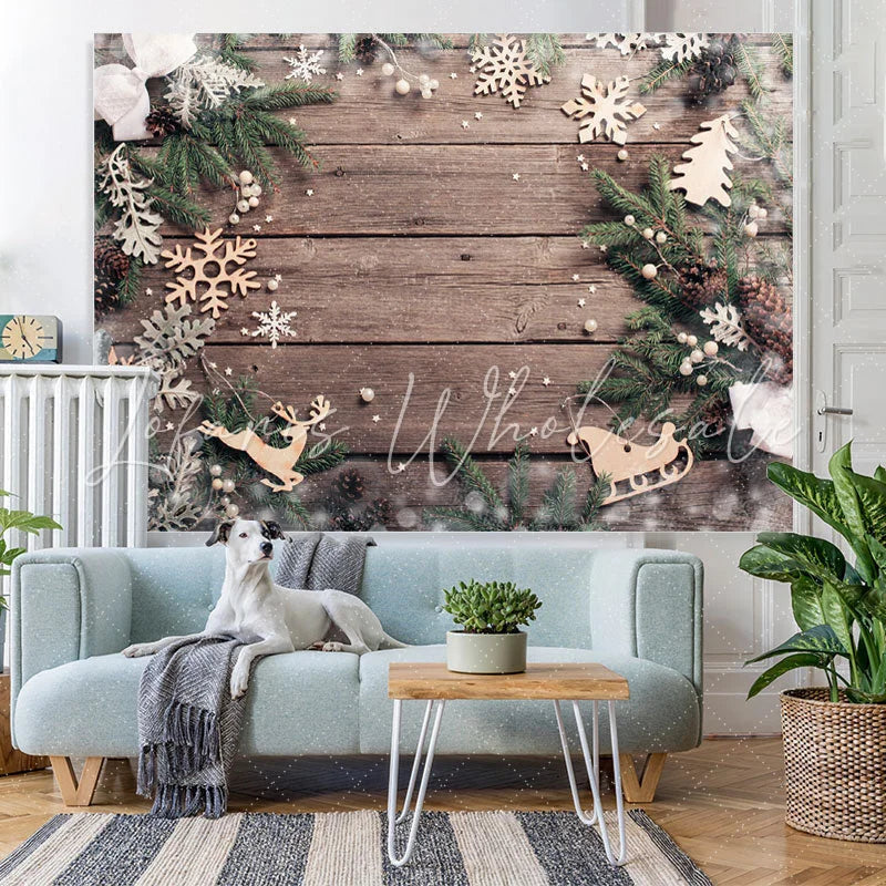 Lofaris Simple And Substantial Winter Backdrop For Christmas