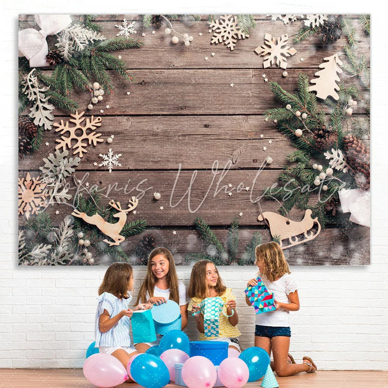 Lofaris Simple And Substantial Winter Backdrop For Christmas