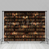 Lofaris Simple Bookshelf Lights Back to school Backdrop