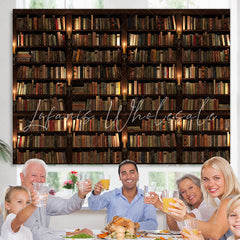 Lofaris Simple Bookshelf Lights Back to school Backdrop