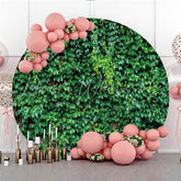 Lofaris Simple Custom Round Leaves Wedding Backdrop Decoration