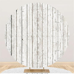 Lofaris Simple Vertical Lines Board Custom Circle Backdrop