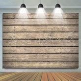 Lofaris Simple Wooden Floor Party Backdrop for Men