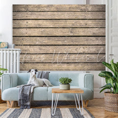 Lofaris Simple Wooden Floor Party Backdrop for Men