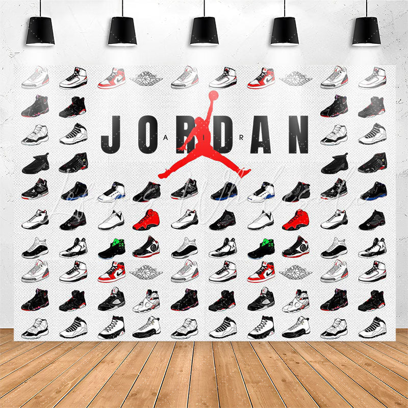 Lofaris Sneaker Lovers Photo Backdrop For Birthday Party