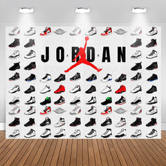 Sneaker Lovers Photo Backdrop For Birthday Party