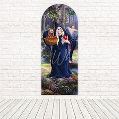 Snow White Evil Witch Spooky Vibe Arch Backdrop For Fantasy Photoset