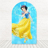 Snow White Fairytale Scene Arch Backdrop For Princess Birthday