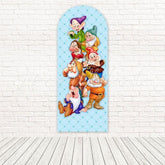 Snow White Seven Dwarfs Tale Arch Backdrop For Enchanted Forest Event