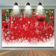 Lofaris Snowy And Glitter Christmas Tree Backdrop For Party