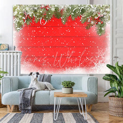 Lofaris Snowy And Pleasant Christmas Tree Backdrop For Party