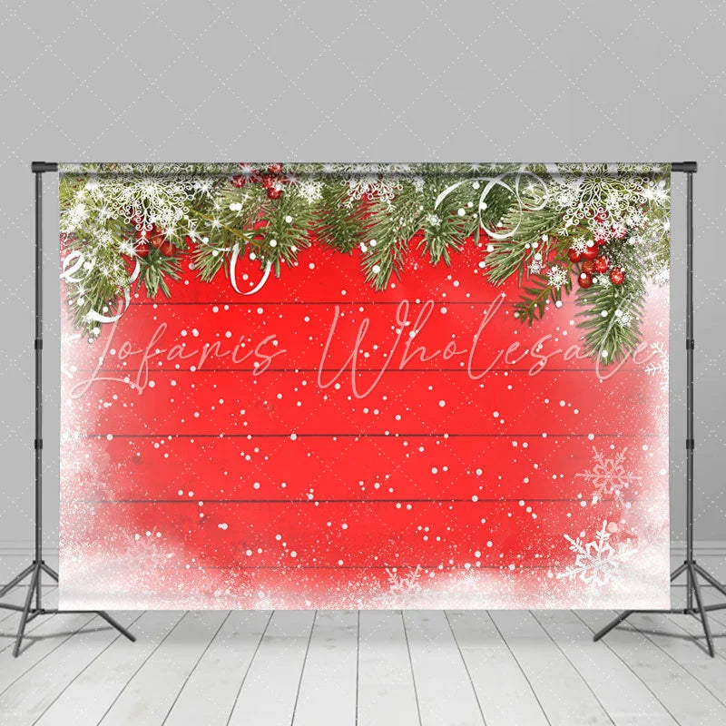 Lofaris Snowy And Pleasant Christmas Tree Backdrop For Party