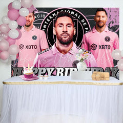 Soccer Star Football Sports Theme Birthday Party Backdrop For Fans