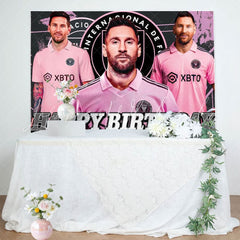 Soccer Star Football Sports Theme Birthday Party Backdrop For Fans