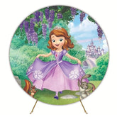 Sophia Princess Fairytale Round Backdrop For Magical Celebrations
