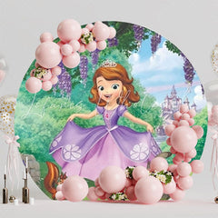 Sophia Princess Fairytale Round Backdrop For Magical Celebrations