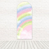 Sparkle Color Rainbow Pattern Cheerful Celebration Arch Backdrop