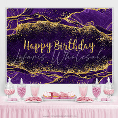 Lofaris Special Glitter Happy Birthday Backdrop For Female